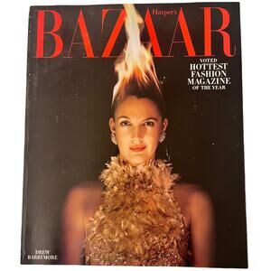 Harper's Bazaar Magazine  - March 2016 - Drew Barrymore Cover